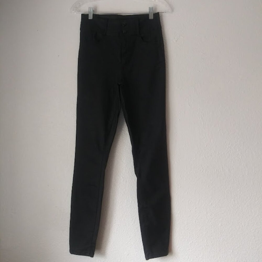 Guess Los Angeles women's size 26 black faux leather pants